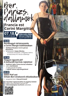 Bor, Párizs, dallamok - Francia est Corini Margittal