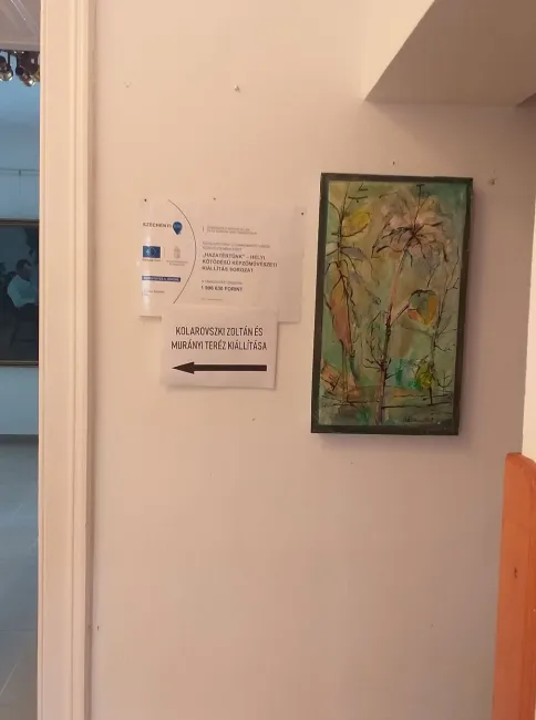 Murányi Teréz és Kolarovszki Zoltán közös képzőművészeti kiállítása