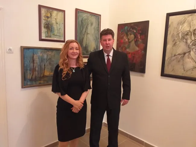 Murányi Teréz és Kolarovszki Zoltán közös képzőművészeti kiállítása
