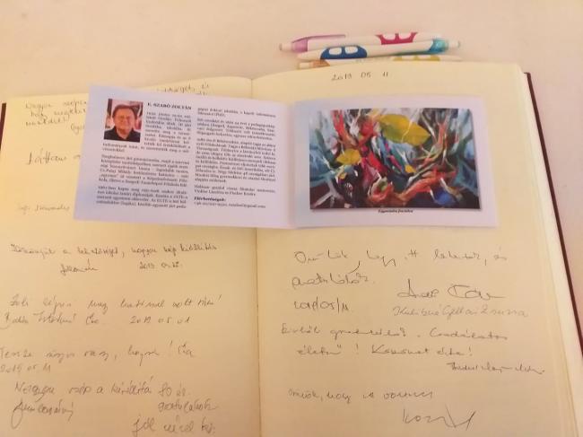 80 éves E. Szabó Zoltán festőművész jubileumi kiállítása