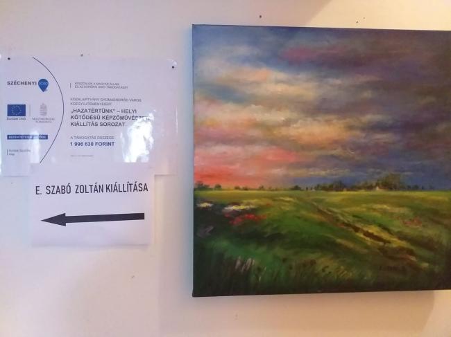 80 éves E. Szabó Zoltán festőművész jubileumi kiállítása