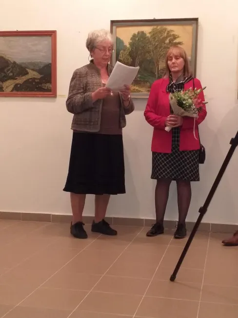 Kis Kováts Viktória VÁROSUNKNAK ADOMÁNYOZOTT festményhagyatékából rendezett kiállítása