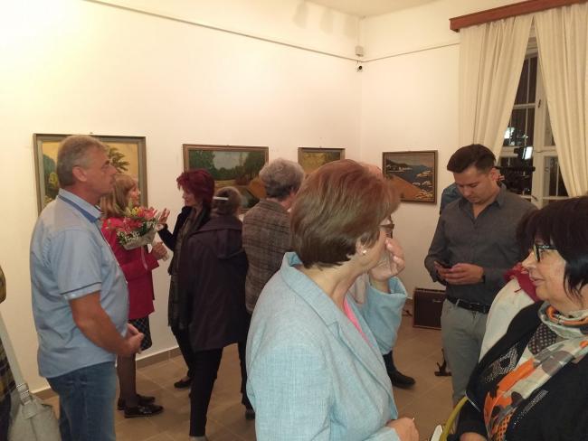 Kis Kováts Viktória VÁROSUNKNAK ADOMÁNYOZOTT festményhagyatékából rendezett kiállítása