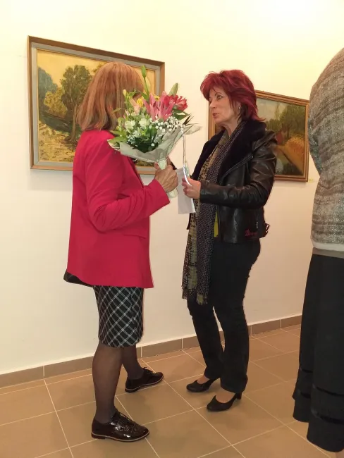Kis Kováts Viktória VÁROSUNKNAK ADOMÁNYOZOTT festményhagyatékából rendezett kiállítása